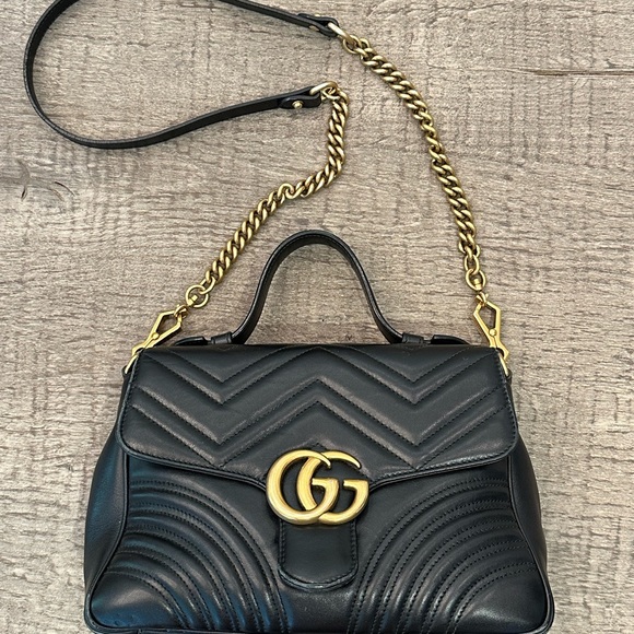 The small GG Marmont top handle bag - Picture 8 of 14